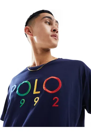 Ralph Lauren T-shirt oversize ampia con logo 1992 multicolore