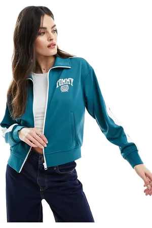 Tommy Hilfiger Giacca sportiva stile college color -azzurro in coordinato
