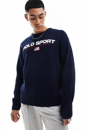 Ralph Lauren Sport Capsule - Maglione oversize in cotone con logo