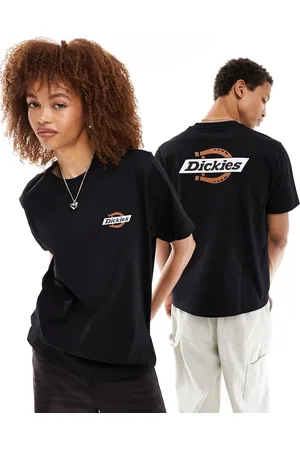Dickies Ruston - T-shirt con stampa sul retro nera