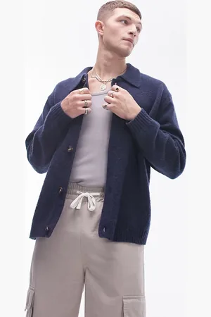Topman Cardigan in maglia con bottoni