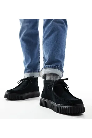 Clarks Torhill Hi - Stivaletti in pelle scamosciata neri