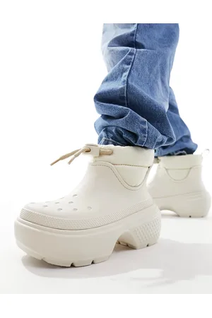 Crocs Stomp - Stivali foderati color stucco