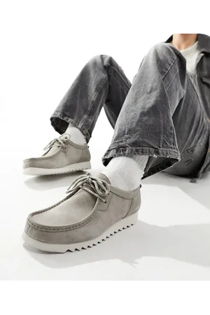Clarks Wallabee FTRE Lo - Scarpe in camoscio grigio