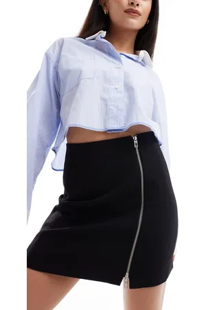 & OTHER STORIES Minigonna minimal nera con zip