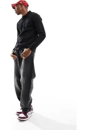 HUGO BOSS Passerby - Polo a maniche lunghe nera
