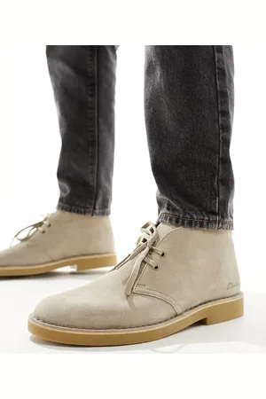 Clarks Desert - Stivali EVO in camoscio color sabbia