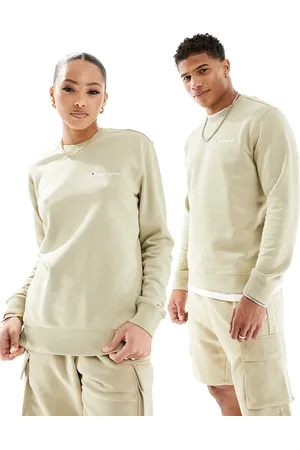 Champion Felpa unisex girocollo beige