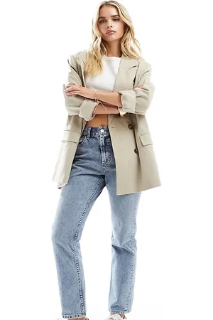 ASOS ASOS DESIGN Petite - Jeans dritti anni 