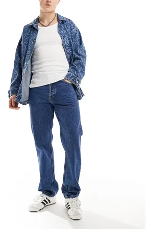 Dr Denim Dash - Jeans dritti regular fit lavaggio medio stream rétro