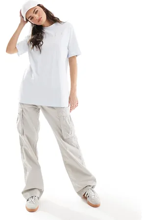 The North Face Simple Dome - T-shirt oversize azzurra con logo