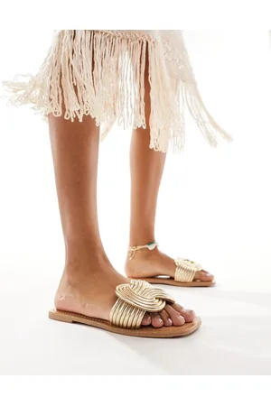 ASOS Fifi - Sandali bassi stile sabot intrecciati color