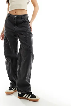 MANGO Mom jeans oversize neri
