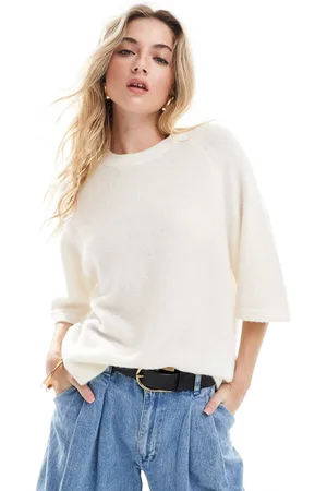 & OTHER STORIES Maglione a maniche corte in lana di alpaca