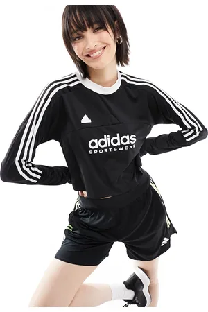 adidas Adidas Football - Tiro - Top a maniche lunghe con 3 strisce