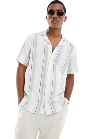 Hollister Camicia a maniche corte plumetis sporco a righe
