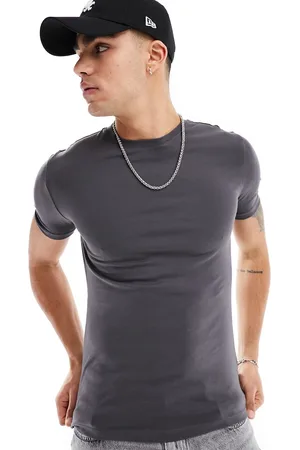 New Look T-shirt attillata scuro