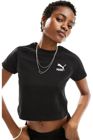 PUMA Iconic T7 - T-shirt ristretta nera