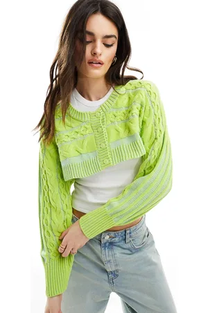 ASOS Cardigan girocollo corto taglio ampio