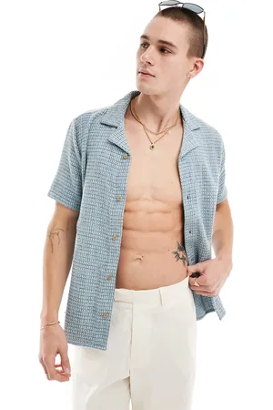 Hollister Camicia a maniche corte con motivo intrecciato