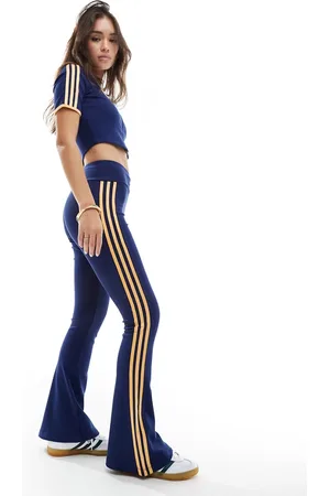 adidas Leggings a zampa scuro a coste