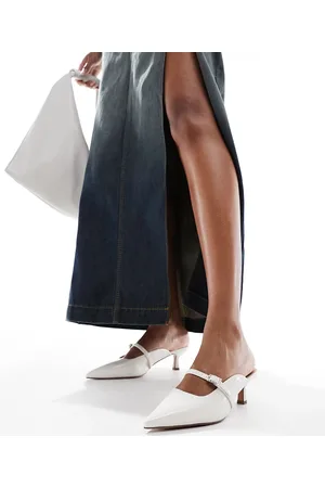 ASOS Samson - Sabot Mary Jane con tacchetto a spillo sporco