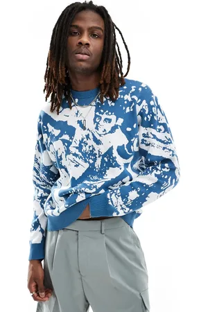 Obey Crowd Surfer - Maglione con motivo jacquard
