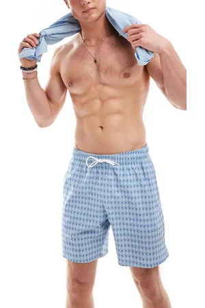 Hollister Pantaloncini da bagno da 7“ con stampa geometrica