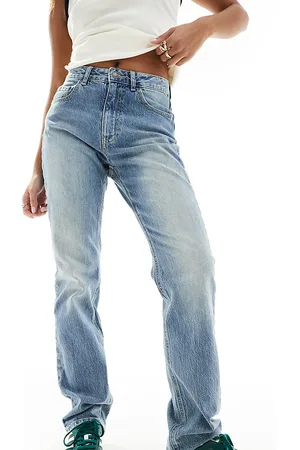 Stradivarius Petite - STR - Jeans dritti comodi medio