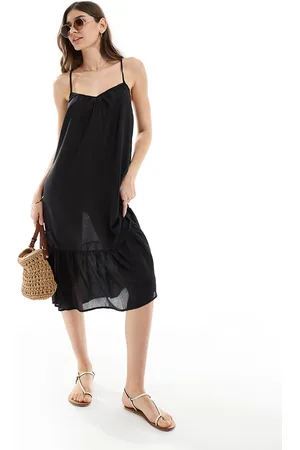 VERO MODA Vestito corto da mare con spalline sottili