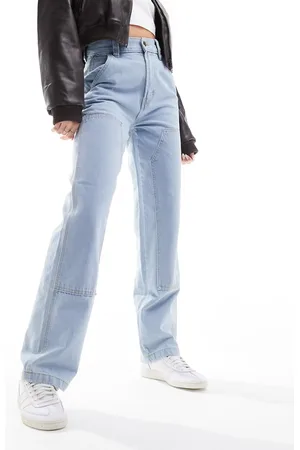 Dickies Madison - Jeans comodi a vita alta vintage con ginocchia doppiate