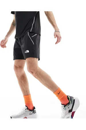 The North Face Training Hakuun - Pantaloncini intessuti da 5" neri con cuciture a contrasto