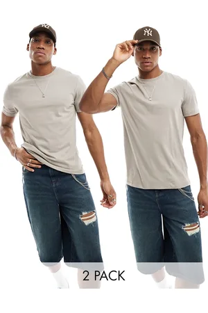 ASOS Confezione da 2 T-shirt marroni