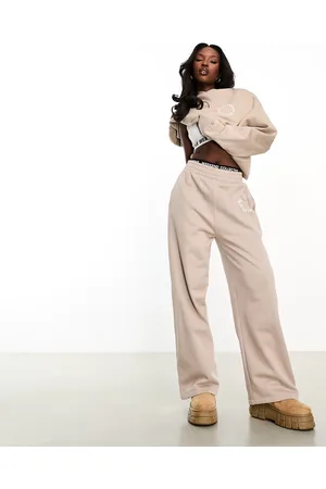 ASOS Joggers a fondo ampio color cammello in coordinato