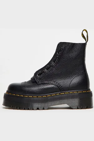 Dr. Martens Sinclair - Stivali in pelle Nappa martellata con suola platform