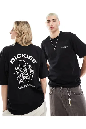 Dickies Wakefield - T-shirt nera con stampa sul retro