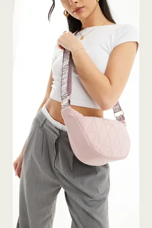 River Island Borsa a tracolla trapuntata morbida medio