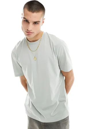 ASOS T-shirt comoda girocollo grigia
