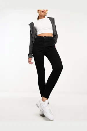 River Island Jeans skinny a vita medio alta neri