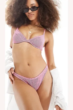 Cotton On Cotton On - Slip bikini brasiliano sgambato stropicciato