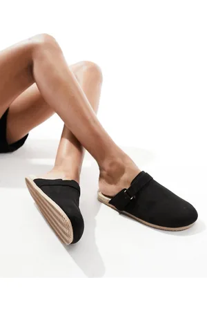 South Beach Zoccoli espadrilles neri