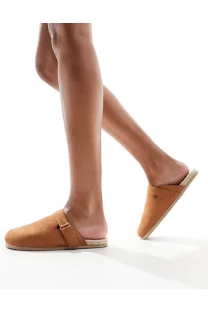 South Beach Zoccoli espadrilles color cuoio
