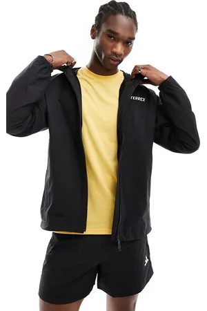 adidas Adidas - Terrex - Giacca impermeabile nera per sport all