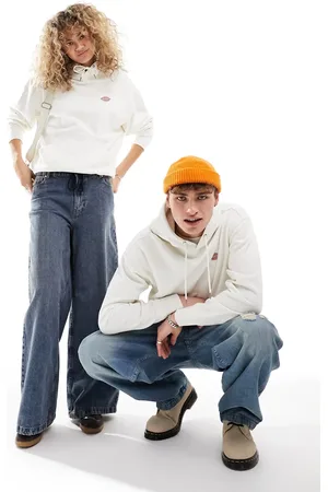 Dickies Millersburg - Felpa écru con cappuccio