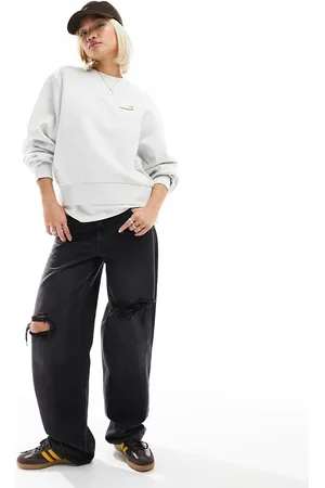 Carhartt American Script - Felpa grigia