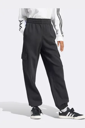 adidas Essentials - Joggers cargo in pile neri