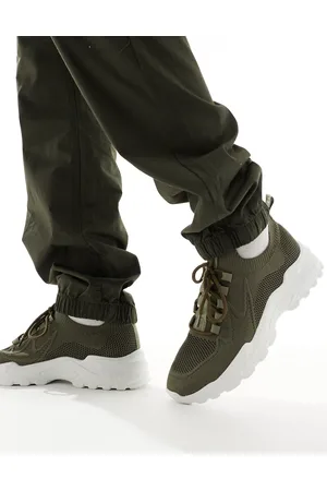 ASOS Chunky sneakers kaki in maglia