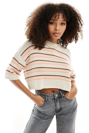 ASOS Maglione a maniche corte a righe colore