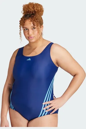 adidas Plus - Costume da bagno con 3 strisce