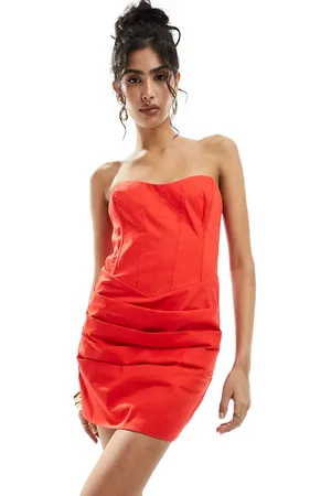 ASOS Vestito mini strutturato con corsetto e stecche